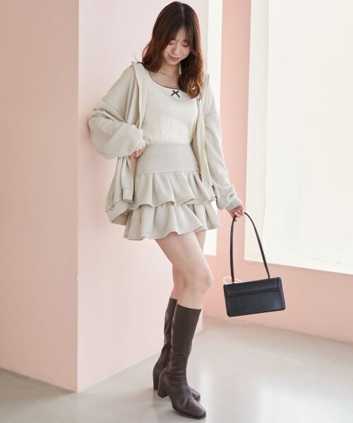 MAJESTIC LEGON / マジェスティックレゴン パーカー | ミディ丈裏毛ジップパーカー | 詳細2