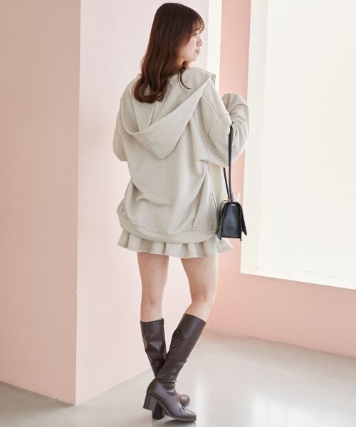 MAJESTIC LEGON / マジェスティックレゴン パーカー | ミディ丈裏毛ジップパーカー | 詳細3