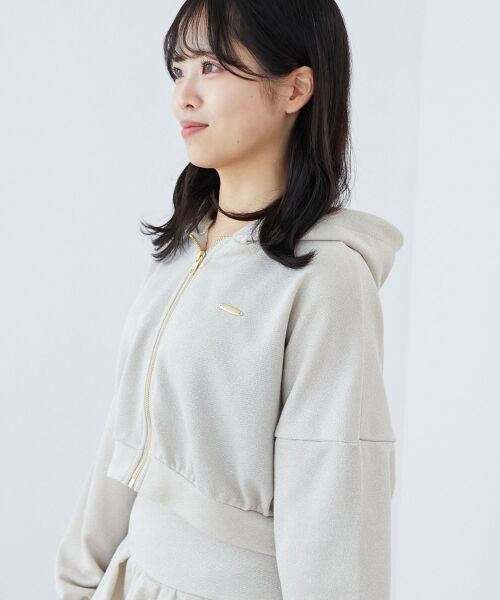 MAJESTIC LEGON / マジェスティックレゴン パーカー | ショート丈裏毛ジップパーカー | 詳細11