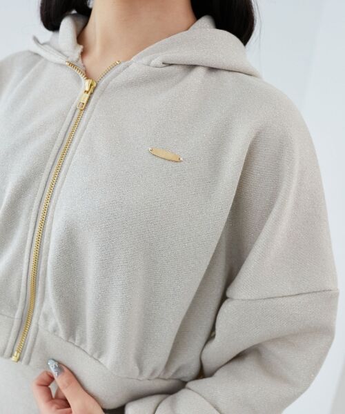 MAJESTIC LEGON / マジェスティックレゴン パーカー | ショート丈裏毛ジップパーカー | 詳細13