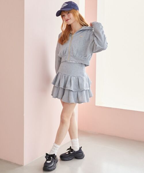 MAJESTIC LEGON / マジェスティックレゴン パーカー | ショート丈裏毛ジップパーカー | 詳細15