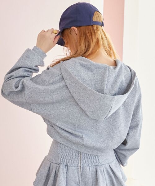 MAJESTIC LEGON / マジェスティックレゴン パーカー | ショート丈裏毛ジップパーカー | 詳細19