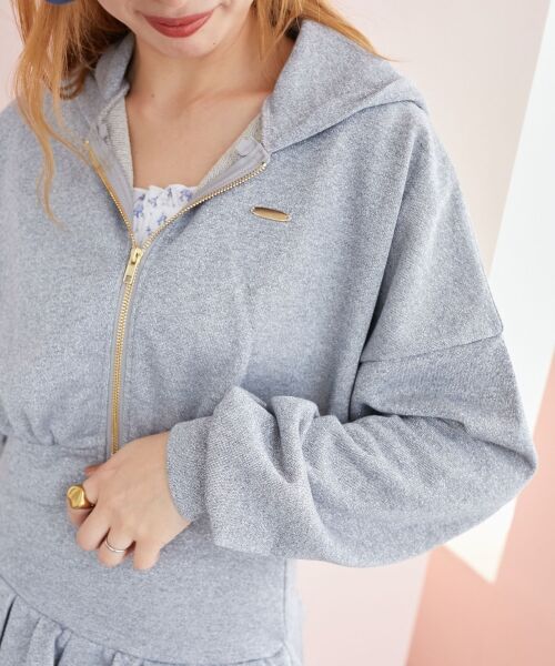 MAJESTIC LEGON / マジェスティックレゴン パーカー | ショート丈裏毛ジップパーカー | 詳細20