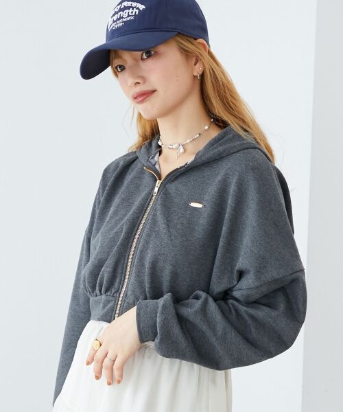 MAJESTIC LEGON / マジェスティックレゴン パーカー | ショート丈裏毛ジップパーカー | 詳細25
