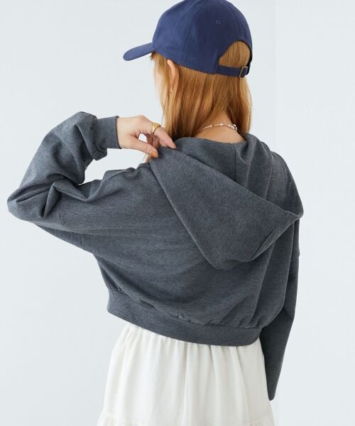 MAJESTIC LEGON / マジェスティックレゴン パーカー | ショート丈裏毛ジップパーカー | 詳細26