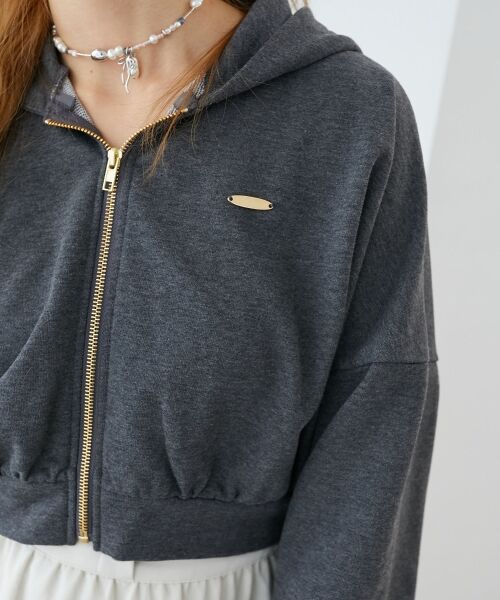 MAJESTIC LEGON / マジェスティックレゴン パーカー | ショート丈裏毛ジップパーカー | 詳細27