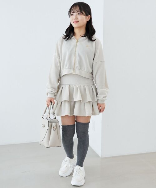 MAJESTIC LEGON / マジェスティックレゴン パーカー | ショート丈裏毛ジップパーカー | 詳細7