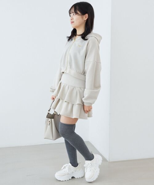 MAJESTIC LEGON / マジェスティックレゴン パーカー | ショート丈裏毛ジップパーカー | 詳細8