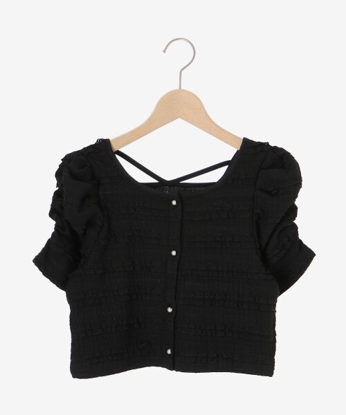 MAJESTIC LEGON / マジェスティックレゴン カーディガン・ボレロ | 前後2wayカットレースフリルカーデ | 詳細26