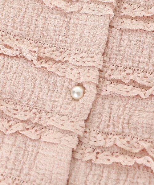 MAJESTIC LEGON / マジェスティックレゴン カーディガン・ボレロ | 前後2wayカットレースフリルカーデ | 詳細30