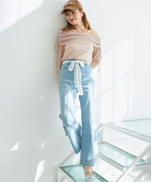 MAJESTIC LEGON / マジェスティックレゴン カットソー | ドロストオフショルラメチュールトップス | 詳細16