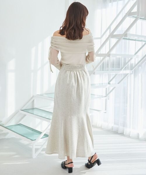 MAJESTIC LEGON / マジェスティックレゴン カットソー | ドロストオフショルラメチュールトップス | 詳細3