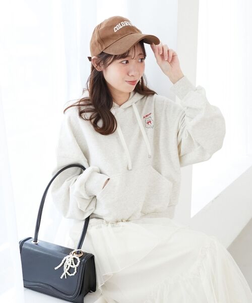 MAJESTIC LEGON / マジェスティックレゴン パーカー | ネコチャン刺繍パーカー | 詳細1