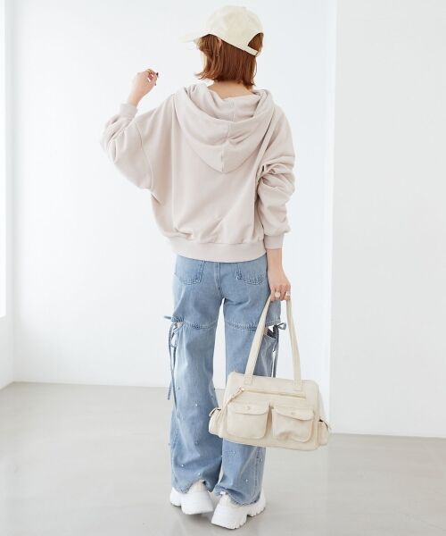 MAJESTIC LEGON / マジェスティックレゴン パーカー | ネコチャン刺繍パーカー | 詳細11