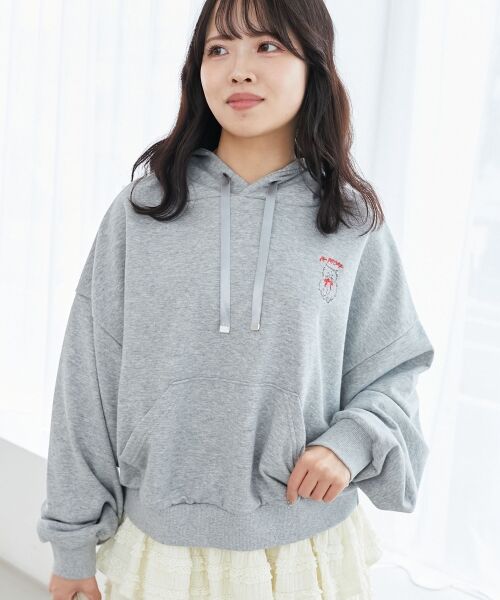 MAJESTIC LEGON / マジェスティックレゴン パーカー | ネコチャン刺繍パーカー | 詳細19