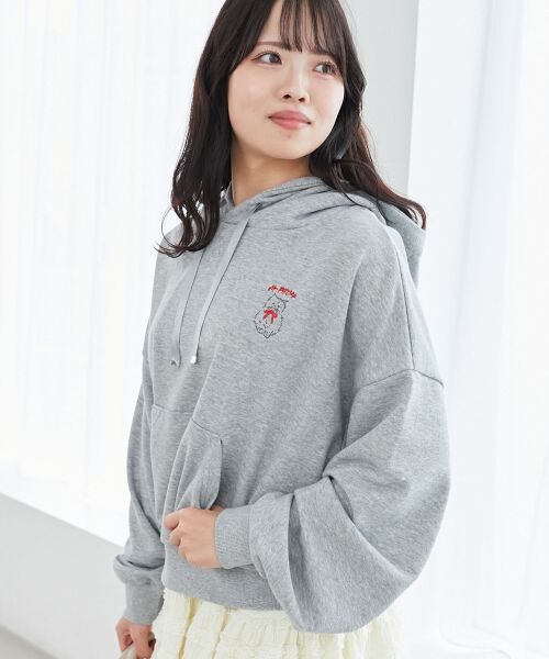 MAJESTIC LEGON / マジェスティックレゴン パーカー | ネコチャン刺繍パーカー | 詳細20