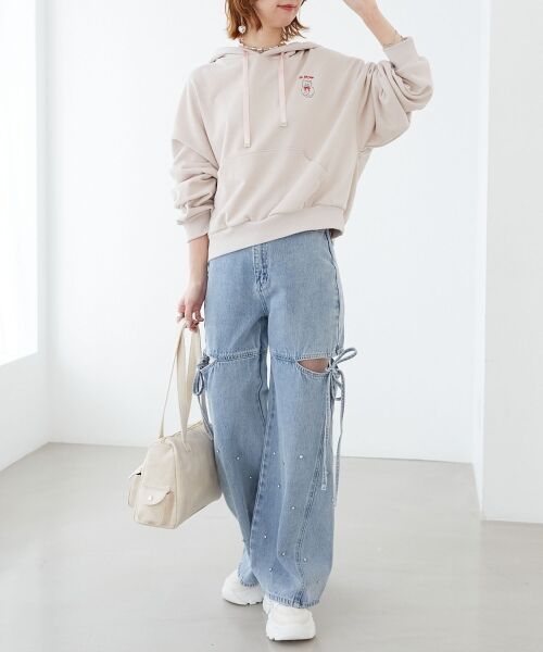 MAJESTIC LEGON / マジェスティックレゴン パーカー | ネコチャン刺繍パーカー | 詳細9