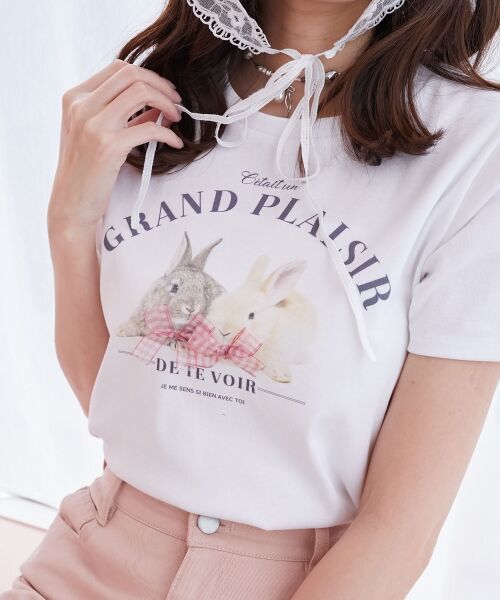 MAJESTIC LEGON / マジェスティックレゴン Tシャツ | うさぎちゃんTシャツ | 詳細10