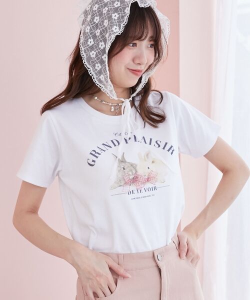 MAJESTIC LEGON / マジェスティックレゴン Tシャツ | うさぎちゃんTシャツ | 詳細8