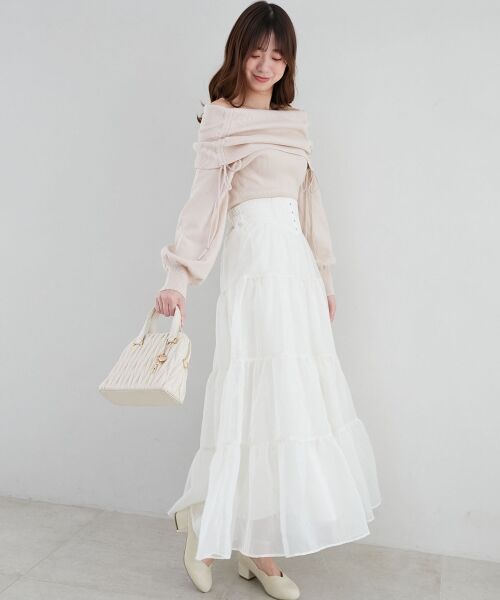 MAJESTIC LEGON / マジェスティックレゴン ニット・セーター | ドロストオフショルニット | 詳細16