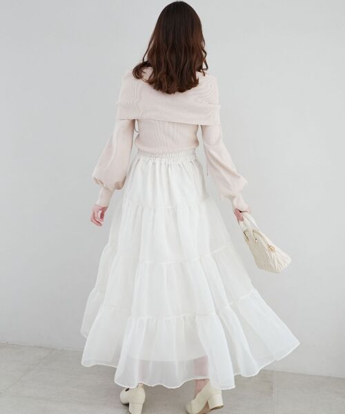 MAJESTIC LEGON / マジェスティックレゴン ニット・セーター | ドロストオフショルニット | 詳細17