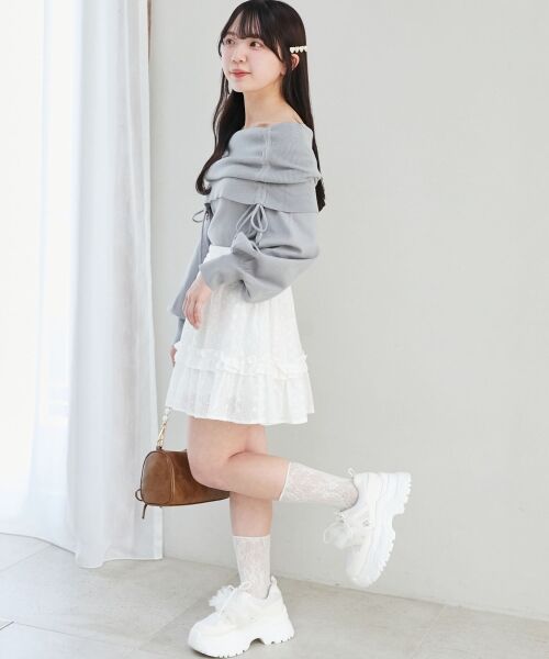 MAJESTIC LEGON / マジェスティックレゴン ニット・セーター | ドロストオフショルニット | 詳細23