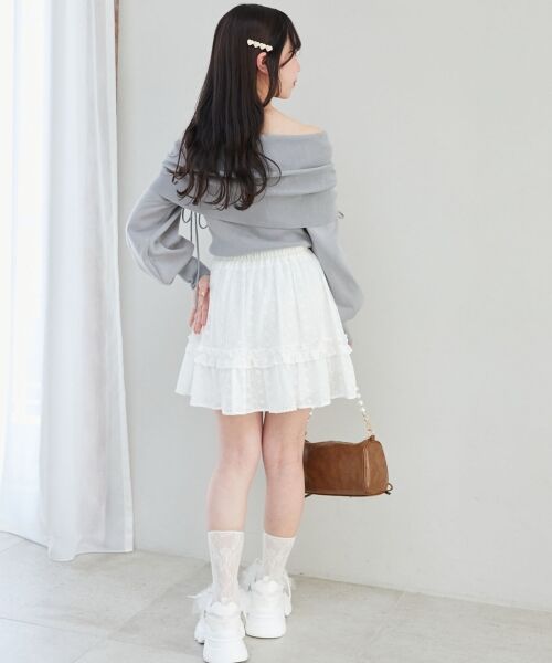 MAJESTIC LEGON / マジェスティックレゴン ニット・セーター | ドロストオフショルニット | 詳細24