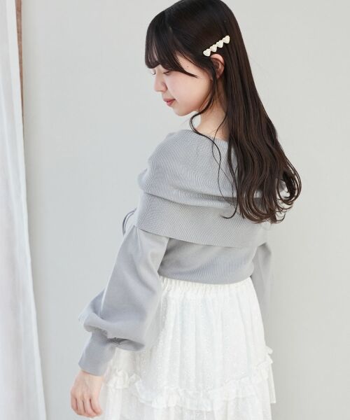 MAJESTIC LEGON / マジェスティックレゴン ニット・セーター | ドロストオフショルニット | 詳細27