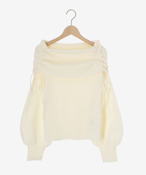 MAJESTIC LEGON / マジェスティックレゴン ニット・セーター | ドロストオフショルニット | 詳細29