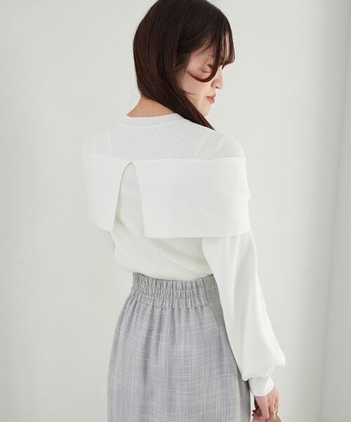 MAJESTIC LEGON / マジェスティックレゴン ニット・セーター | リボンビジューニット | 詳細10