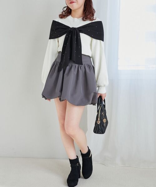 MAJESTIC LEGON / マジェスティックレゴン ニット・セーター | リボンビジューニット | 詳細15