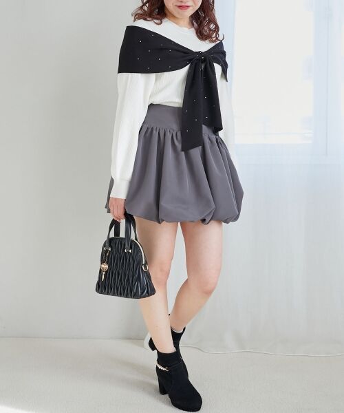 MAJESTIC LEGON / マジェスティックレゴン ニット・セーター | リボンビジューニット | 詳細16