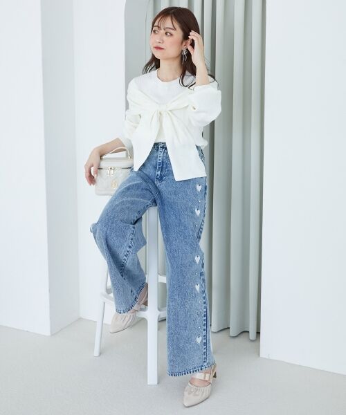 MAJESTIC LEGON / マジェスティックレゴン ニット・セーター | リボンビジューニット | 詳細2