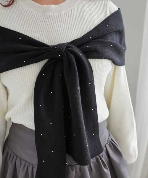 MAJESTIC LEGON / マジェスティックレゴン ニット・セーター | リボンビジューニット | 詳細21