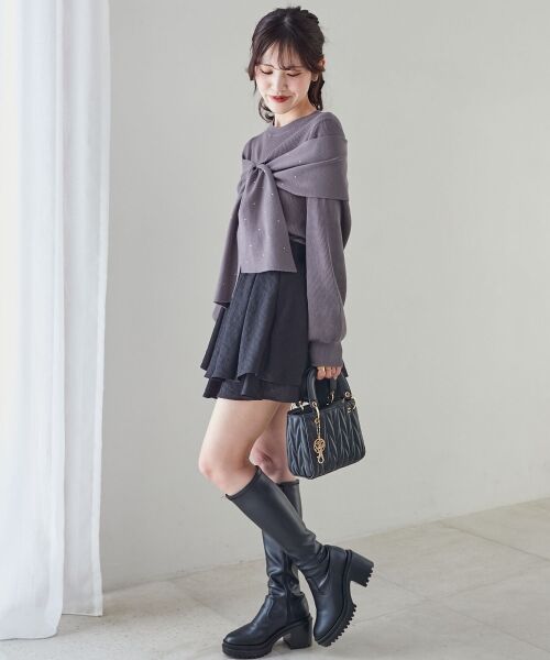 MAJESTIC LEGON / マジェスティックレゴン ニット・セーター | リボンビジューニット | 詳細23