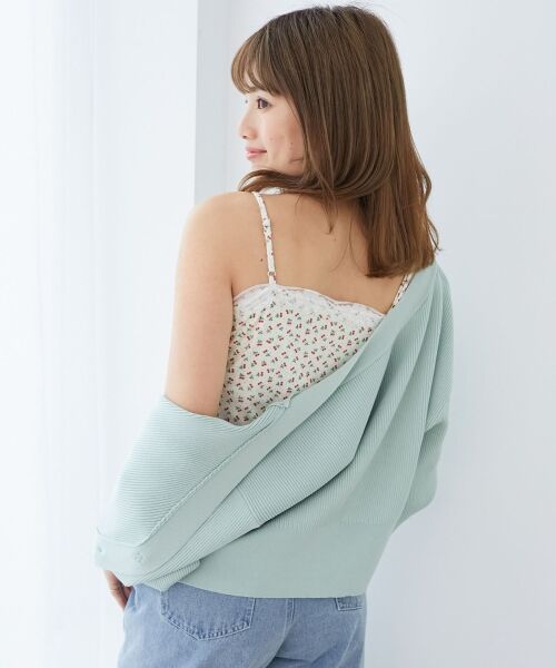 MAJESTIC LEGON / マジェスティックレゴン カーディガン・ボレロ | リボンチャームビジューボタンカーデ | 詳細26