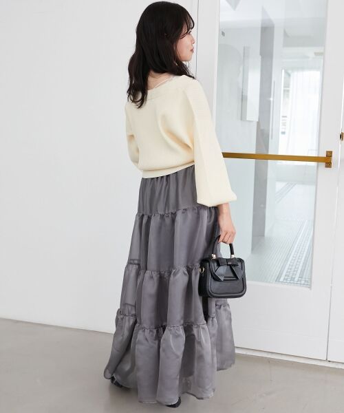 MAJESTIC LEGON / マジェスティックレゴン カーディガン・ボレロ | リボンチャームビジューボタンカーデ | 詳細4