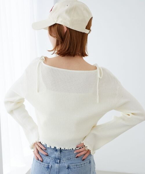 MAJESTIC LEGON / マジェスティックレゴン カーディガン・ボレロ | パールチェーンキャミセットカーディガン | 詳細23