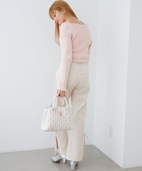 MAJESTIC LEGON / マジェスティックレゴン カーディガン・ボレロ | パールチェーンキャミセットカーディガン | 詳細29