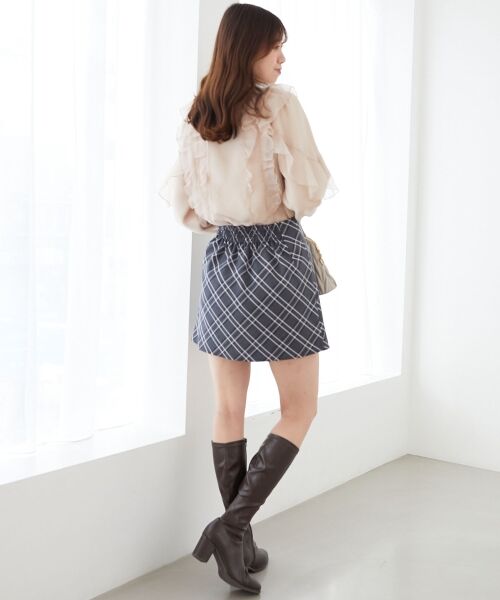 MAJESTIC LEGON / マジェスティックレゴン シャツ・ブラウス | 襟付きシアーフリルブラウス | 詳細18