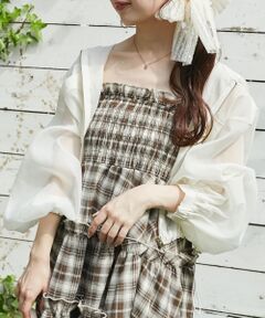 MAJESTIC LEGON / マジェスティックレゴン その他トップス | シアーフードブルゾン