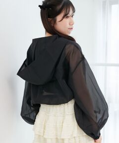 MAJESTIC LEGON / マジェスティックレゴン その他トップス | シアーフードブルゾン