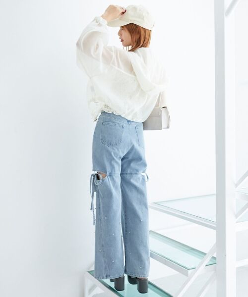 MAJESTIC LEGON / マジェスティックレゴン その他トップス | シアーフードブルゾン | 詳細11