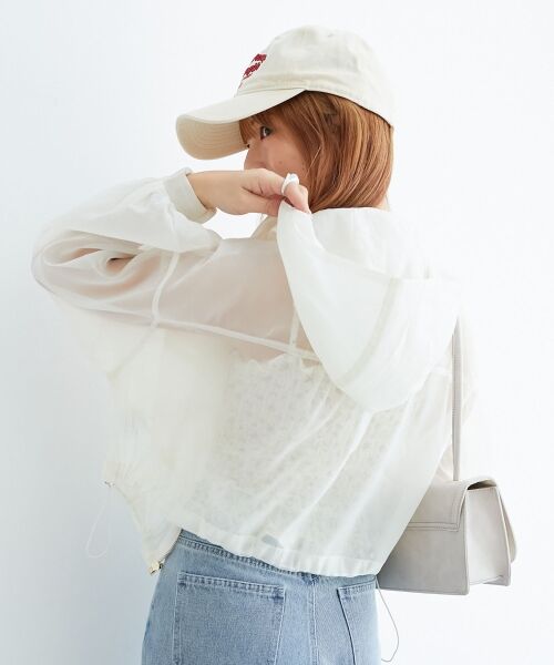 MAJESTIC LEGON / マジェスティックレゴン その他トップス | シアーフードブルゾン | 詳細14