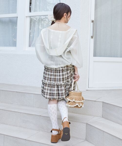 MAJESTIC LEGON / マジェスティックレゴン その他トップス | シアーフードブルゾン | 詳細2