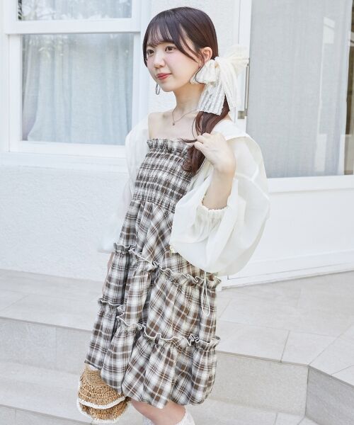 MAJESTIC LEGON / マジェスティックレゴン その他トップス | シアーフードブルゾン | 詳細3