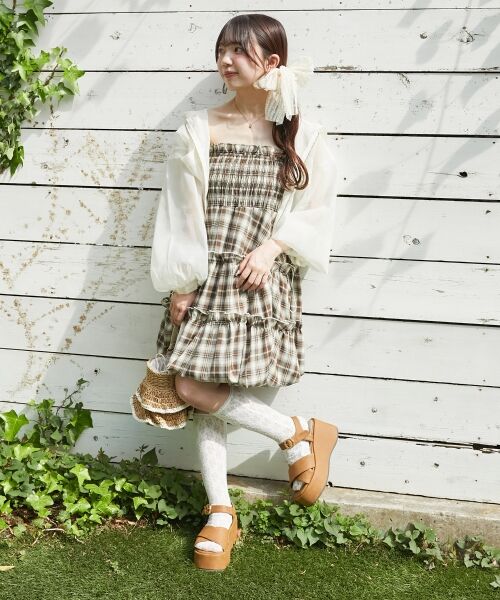 MAJESTIC LEGON / マジェスティックレゴン その他トップス | シアーフードブルゾン | 詳細4