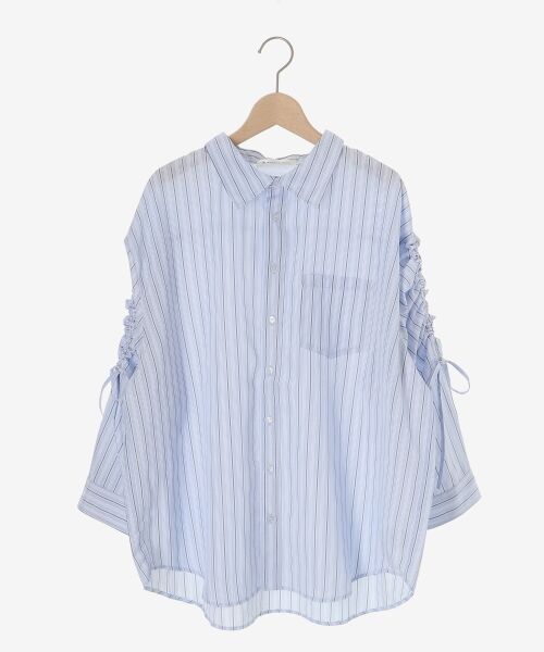 MAJESTIC LEGON / マジェスティックレゴン シャツ・ブラウス | 袖ドロストギャザーシャツ | 詳細24