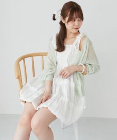 MAJESTIC LEGON / マジェスティックレゴン シャツ・ブラウス | 肩リボンバルーンチュニック