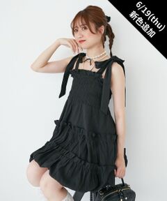 MAJESTIC LEGON / マジェスティックレゴン シャツ・ブラウス | 肩リボンバルーンチュニック